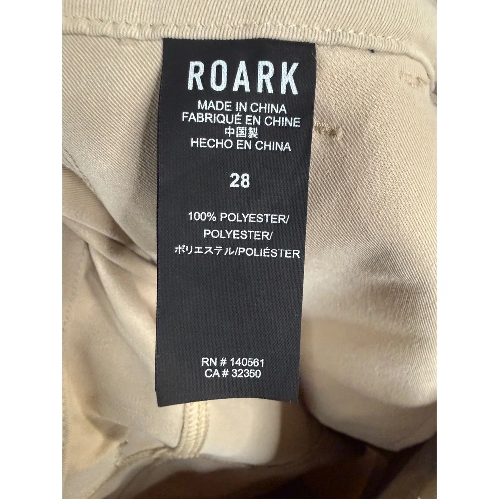 Roark Long Road Shorts Mens 28 Tan Hiking Adventure Outdoor Utility Gorpcore